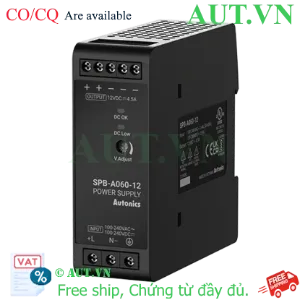 Ảnh của Bộ Nguồn Xung Autonics SPB-A060-24 | 24VDC 2.5A 60W | Thiết Kế Slim Lắp Thanh Ray DIN