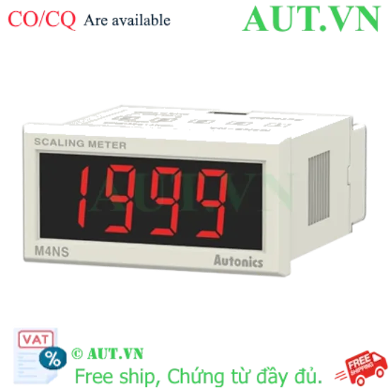 Ảnh của Đồng Hồ Đo Tỉ Lệ Autonics M4NS-NA: Loop Powered, Chính Xác 0.3%, Kích Thước Mini 48x24mm | AUT VN