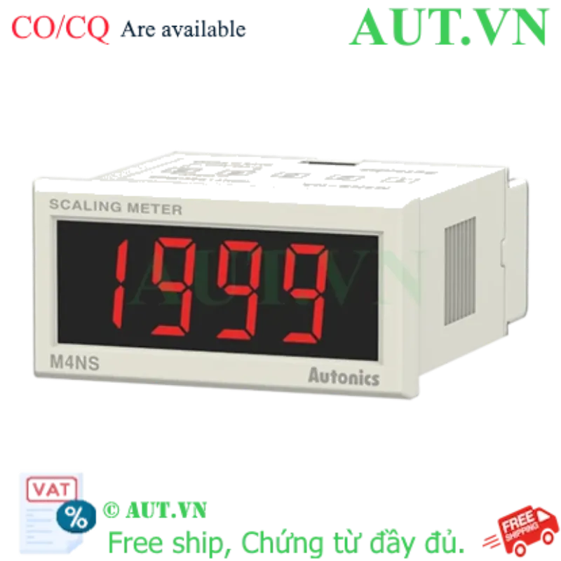 Ảnh của Đồng Hồ Đo Tỉ Lệ Autonics M4NS-NA - Loop Powered, Chính Xác 0.3%, Mini 48x24mm | AUT VN