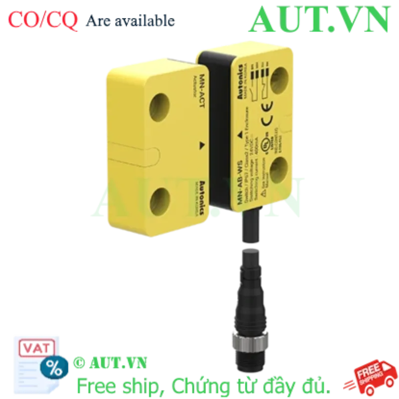 Ảnh của Cảm biến tiệm cận Autonics MN-AB-W - Đầu ra 1 NO + 1 NC, Giắc cắm M12, IP67