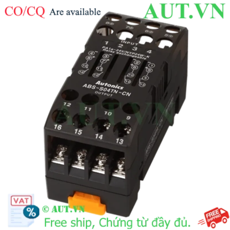 Ảnh của Cầu đấu dây Autonics ABS-S04TN-CN - Đế Relay 4 Chân Chính Hãng