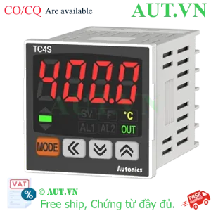 Ảnh của Đồng hồ nhiệt Autonics TC4S-N2R: Điều khiển PID chính xác, Ngõ ra Relay/SSR, 48x48mm | AUT VN