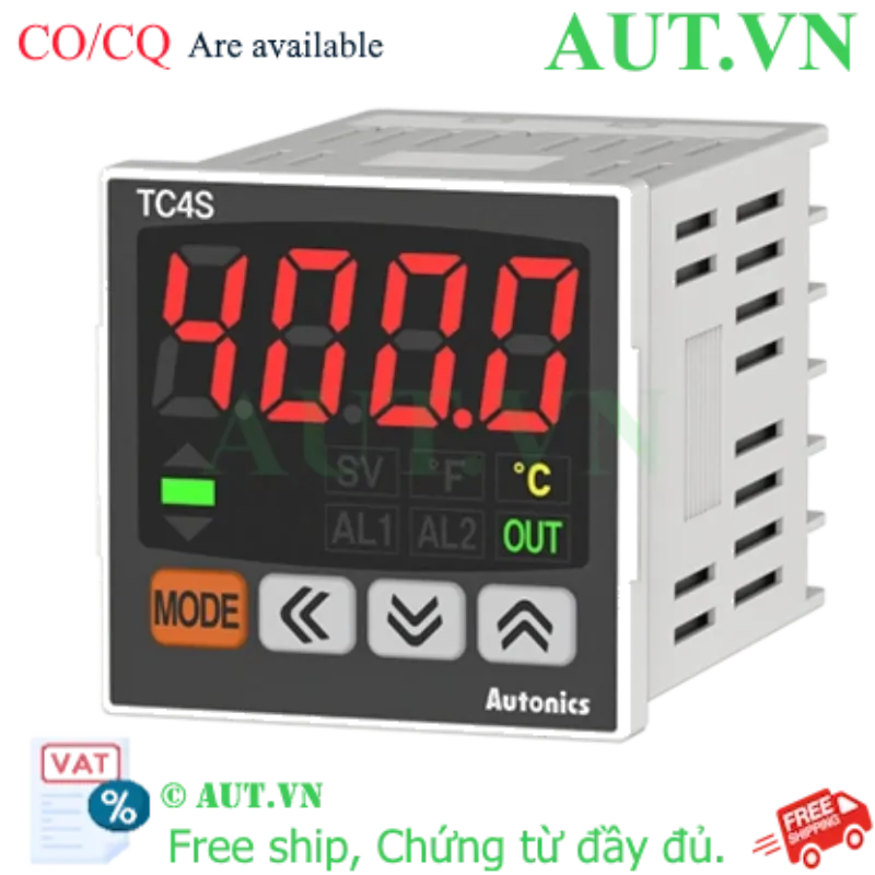 Ảnh của Đồng Hồ Nhiệt Autonics TC4S-14R PID - 48x48mm, Ngõ Ra Relay, Chính Xác Cao | AUT VN