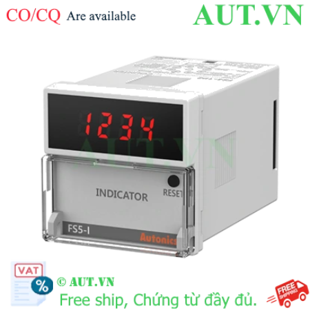 Ảnh của Bộ đếm Autonics FS5-I4 - Màn hình hiển thị 5 chữ số chính hãng