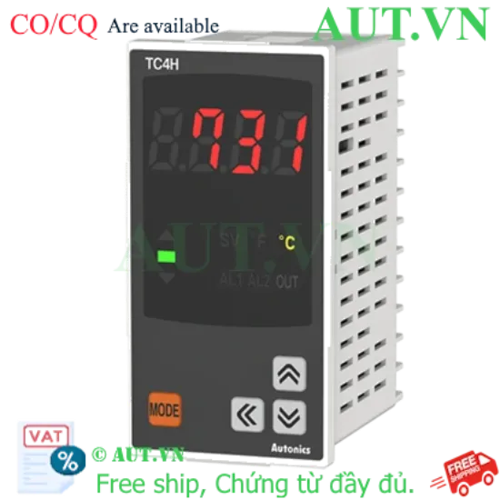 Ảnh của Đồng hồ nhiệt Autonics TC4H-N2R - PID Chính Xác, Chuẩn DIN 48x96mm, Ngõ Ra Relay & SSR | AUT VN