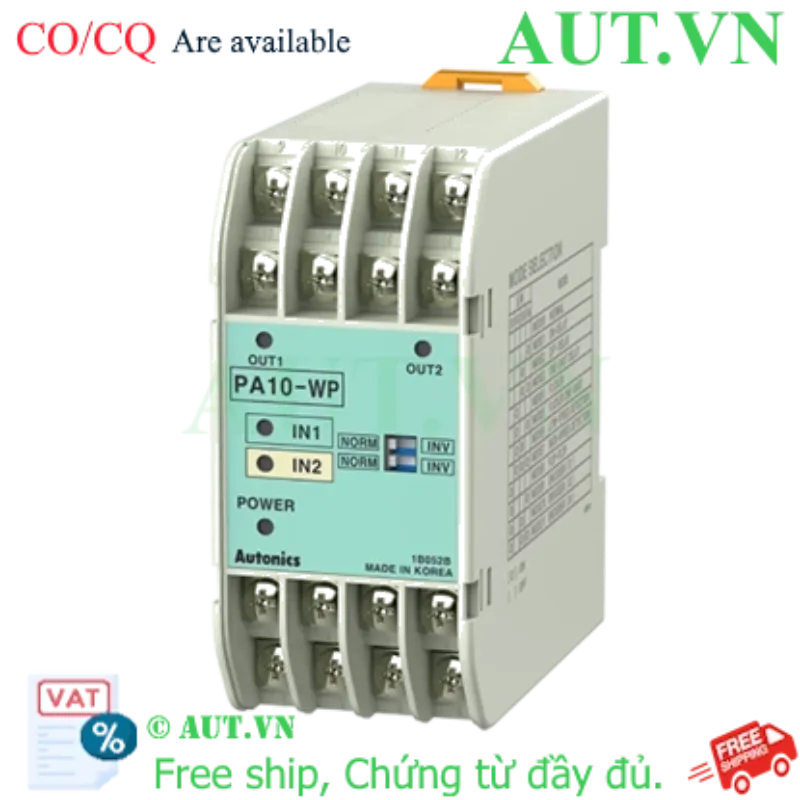 Ảnh của Bộ Điều Khiển Cảm Biến Autonics PA10-WP | Logic AND/OR, Nguồn 12V, Relay SPDT