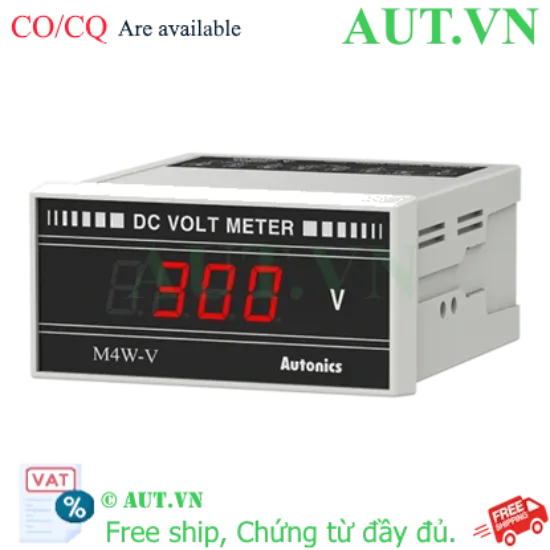Ảnh của Đồng Hồ Đo Điện Áp DC Autonics M4W-DV-5 – Màn Hình LED Sáng Rõ | AUT VN