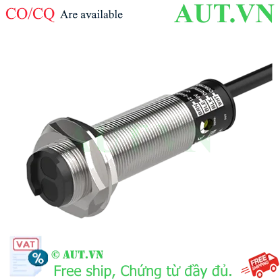Ảnh của Cảm biến quang Autonics BR200-DDTN-P | Phản xạ khuếch tán, M18, PNP | IP66