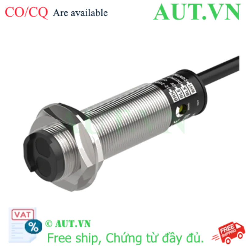 Ảnh của Cảm biến quang điện Autonics BR200-DDTN | Phản xạ khuếch tán 200mm, NPN, M18