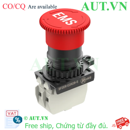 Ảnh của Công tắc dừng khẩn cấp Autonics SF2ER-E2R2B-S | Tiếp điểm 2NC, Chuẩn IP65, Đầu Nấm 40mm - AUT VN