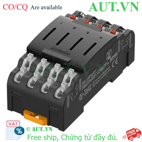 Ảnh của Cầu Đấu Dây Autonics ABL-L04PQ-UN - Chính Hãng, Lắp Thanh Ray DIN