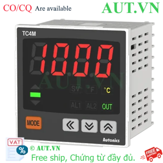 Ảnh của Đồng Hồ Nhiệt Autonics TC4M-14R | Điều Khiển PID Chính Xác, Kích Thước 72x72mm, Ngõ Vào Đa Năng | AUT VN