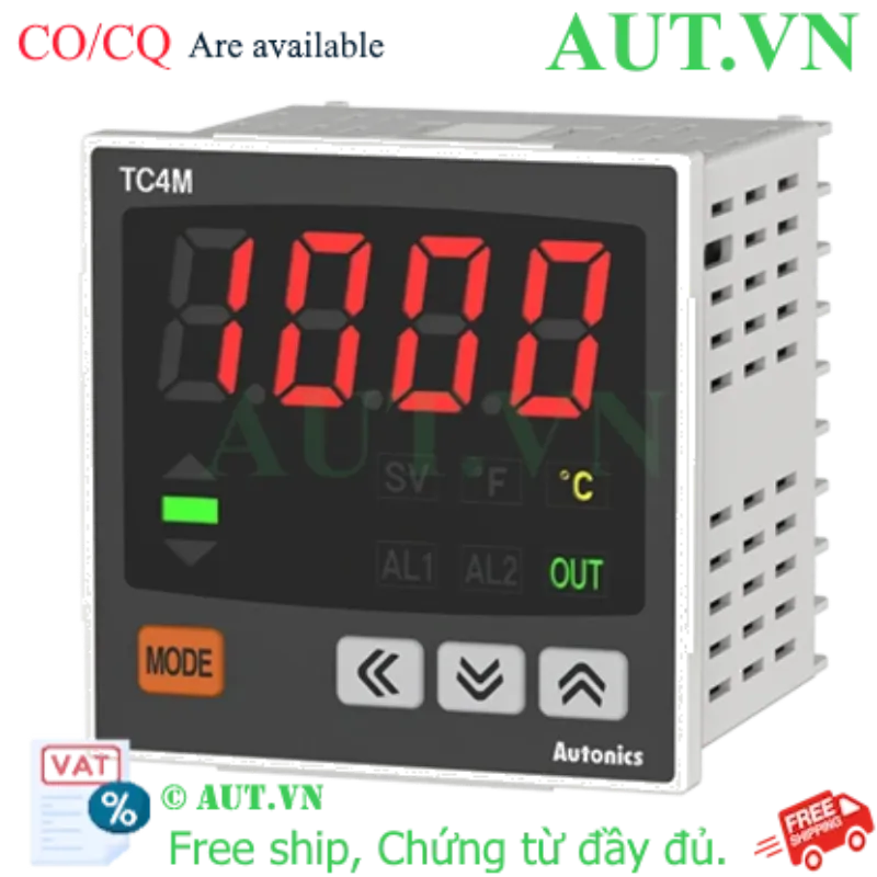 Ảnh của Đồng hồ nhiệt Autonics TC4M-14R | Điều khiển PID chính xác, Ngõ vào đa năng, Kích thước 72x72mm | AUT VN