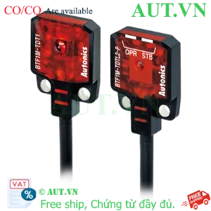 Ảnh của Cảm biến quang Autonics BTF1M-TDTL-P | Thu-Phát 1m, PNP, Siêu mỏng 3.7mm