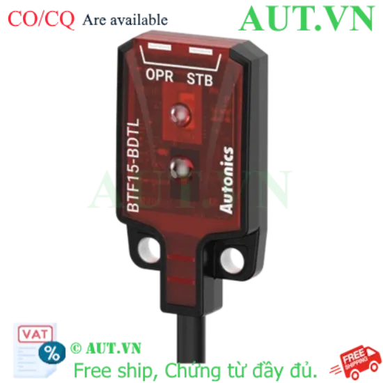 Ảnh của Cảm biến quang điện Autonics BTF15-BDTL BGS siêu mỏng, NPN, 1-15mm