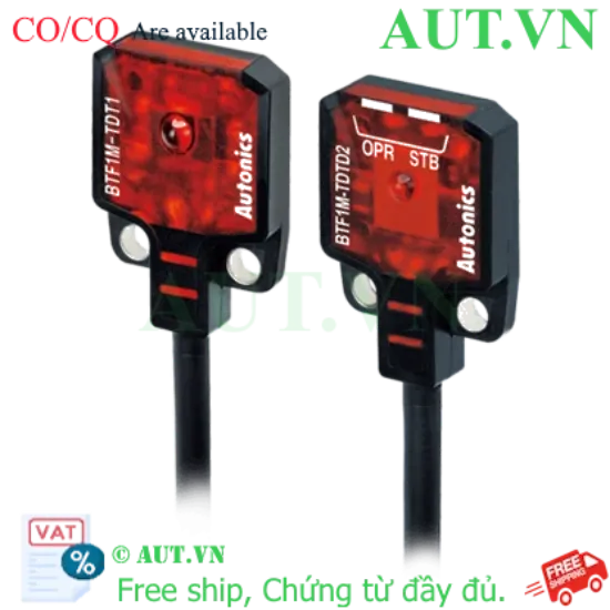 Ảnh của Cảm biến quang điện Autonics BTF1M-TDTD | Siêu nhỏ, Thu phát 1m, IP67