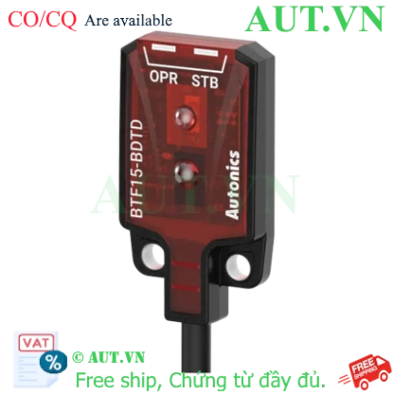 Ảnh của Cảm biến quang Autonics BTF15-BDTD | Công nghệ BGS, NPN, 1-15mm