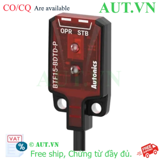 Ảnh của Cảm biến quang Autonics BTF15-BDTD-P | Loại BGS, Ngõ ra PNP, Dark ON (15mm)