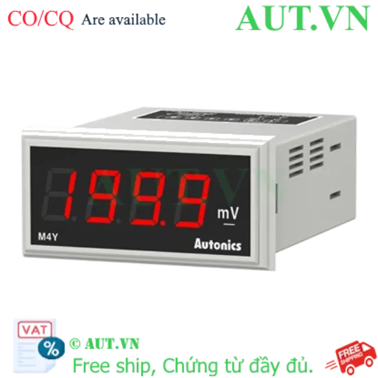 Ảnh của Đồng hồ hiển thị điện áp DC Autonics M4Y-DV-1 (0 - 199.9mV)