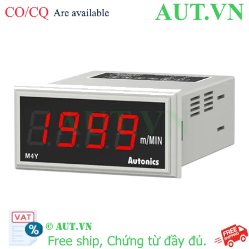 Ảnh của Đồng Hồ Đo Tốc Độ Autonics M4Y-S-DX LED 3.5 Số Chuyên Dụng | AUT VN