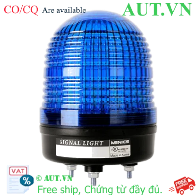 Ảnh của Đèn Tín Hiệu Autonics MS86L-FFF-B Màu Xanh | LED Siêu Sáng, IP65, 90-240VAC