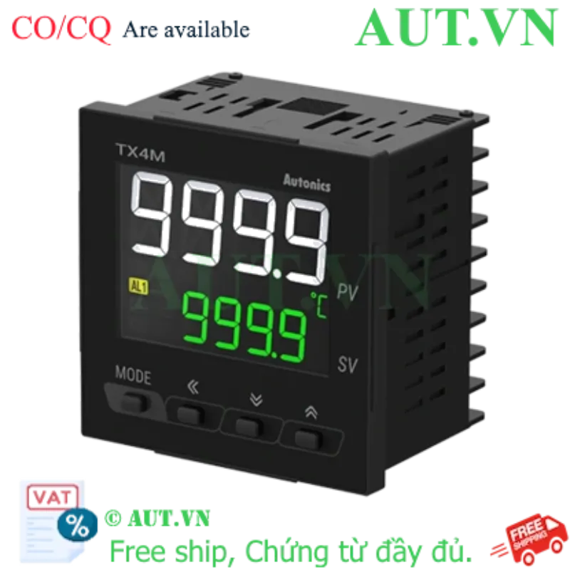 Ảnh của Đồng hồ nhiệt Autonics TX4M-14S | Điều khiển PID chính xác, Ngõ ra SSR, Đa ngõ vào