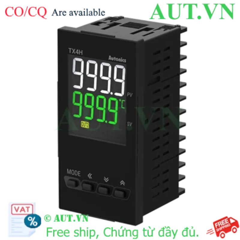 Ảnh của Đồng hồ nhiệt Autonics TX4H-14C - Điều khiển PID chính xác, Ngõ ra 4-20mA/SSR, Đa ngõ vào