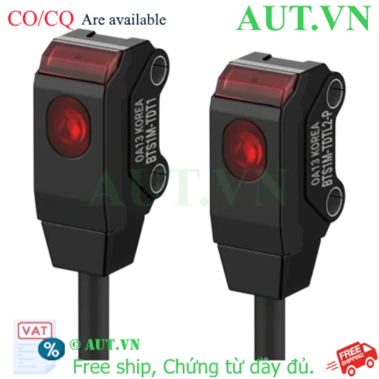 Ảnh của Cảm biến quang Autonics BTS1M-TDTL-P | Thu-phát riêng 1m, Ngõ ra PNP, IP67