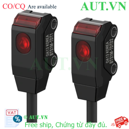 Ảnh của Cảm biến quang Autonics BTS1M-TDTD - Thu Phát 1m, NPN Dark ON, Chống Nước IP67