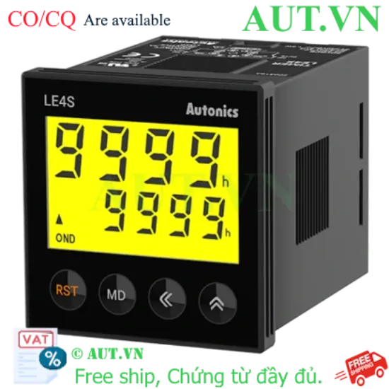 Ảnh của Timer Autonics LE4S - Đồng Hồ Hẹn Giờ Kỹ Thuật Số Đa Chức Năng, 8 Chế Độ, Nguồn 24-240V