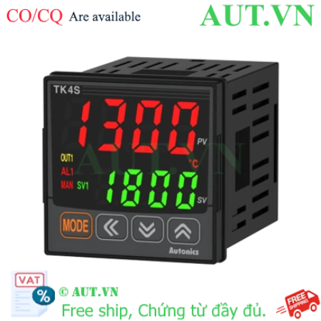 Ảnh của Đồng hồ nhiệt Autonics TK4SP-12CN: Điều khiển PID Chính Xác, Ngõ Ra 4-20mA, Kích Thước 48x48mm