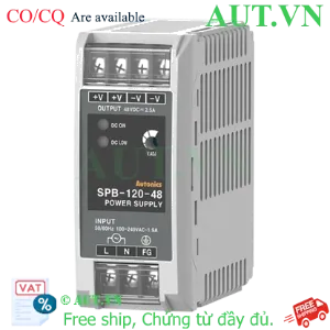 Ảnh của Bộ Nguồn Xung Autonics SPB-120-48 | 48VDC 120W | Thiết Kế Slim, Lắp DIN Rail