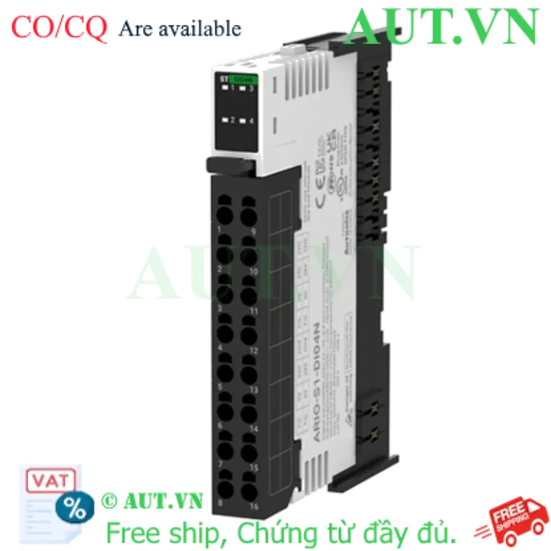 Ảnh của Remote I/O Autonics ARIO-S1-DI04N - 4 Ngõ Vào Digital, 24VDC, ABUS 4Mbps