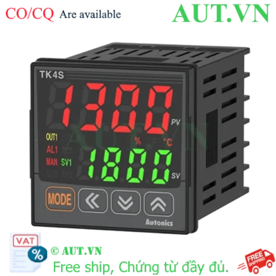 Ảnh của Bộ Điều Khiển Nhiệt Độ Autonics TK4S-24SN - PID Chính Xác, Ngõ Ra SSR, 50ms | AUT VN