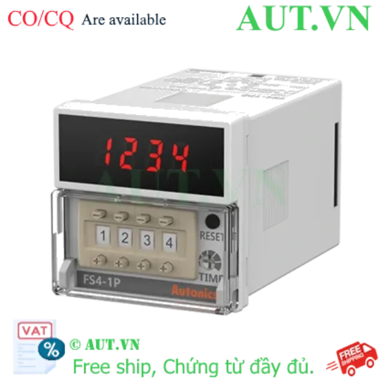 Ảnh của Bộ đếm Autonics FS4-1P2 (4 Số, 24VAC/24-48VDC) - Chính Hãng AUT VN