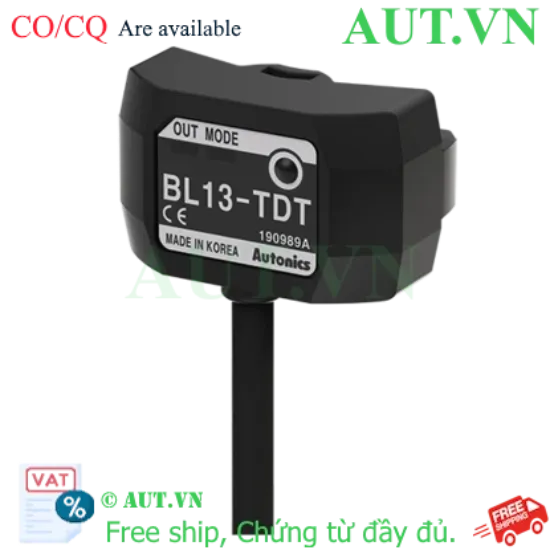 Ảnh của Cảm biến quang điện Autonics BL13-TDT-P: Phát hiện chất lỏng trong ống 6-13mm, Ngõ ra PNP, Đáp ứng nhanh 2ms
