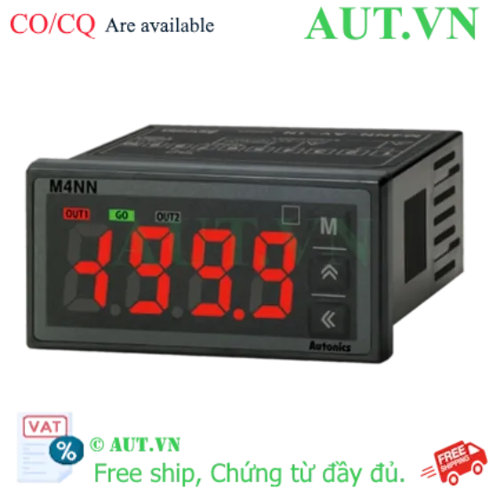 Ảnh của Đồng Hồ Đo Điện Áp DC Autonics M4NN-DV-11 | Siêu Nhỏ Gọn, Chính Xác ±0.5%, Ngõ Ra NPN