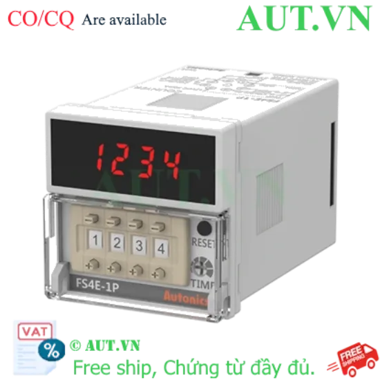 Ảnh của Bộ định thời Timer Autonics FS4E-1P4 (8 Chân, LED 4 Số)