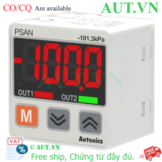 Ảnh của Cảm biến áp suất chân không Autonics PSAN-V01CPV-NPT1/8 (1-5VDC, PNP)