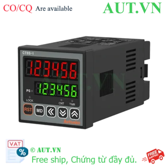 Ảnh của Bộ Đếm Autonics CT6S-I2T | 6 Chữ Số, RS485, Ngõ Vào NPN/PNP | Chính Hãng AUT VN