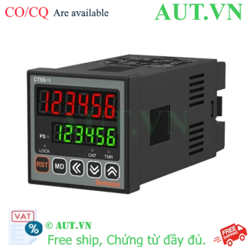 Ảnh của Bộ Đếm Kỹ Thuật Số Autonics CT6S-I2T | 6 Số LCD, RS485, NPN/PNP | AUT VN