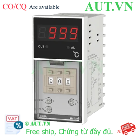 Ảnh của Đồng hồ nhiệt Autonics T3HA-B4CK4C-N | Cảm biến K, Ngõ ra 4-20mA, Chính hãng
