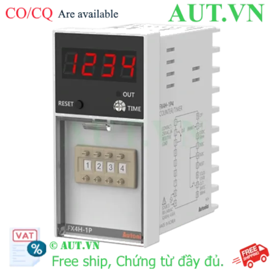 Ảnh của Bộ Đếm & Định Thời Autonics FX4H-1P4 | 5000cps, NPN/PNP, 4 Số - AUT VN