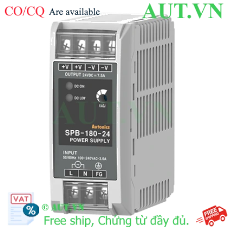 Ảnh của Bộ Nguồn Xung Autonics SPB-180-24 (24VDC, 7.5A, 180W, DIN Rail) - AUT VN