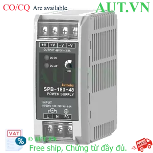 Ảnh của Bộ Nguồn Xung Autonics SPB-180-48 | 48VDC 180W | Thiết Kế Slim, Hiệu Suất 92%, Chuẩn DIN Rail - AUT VN