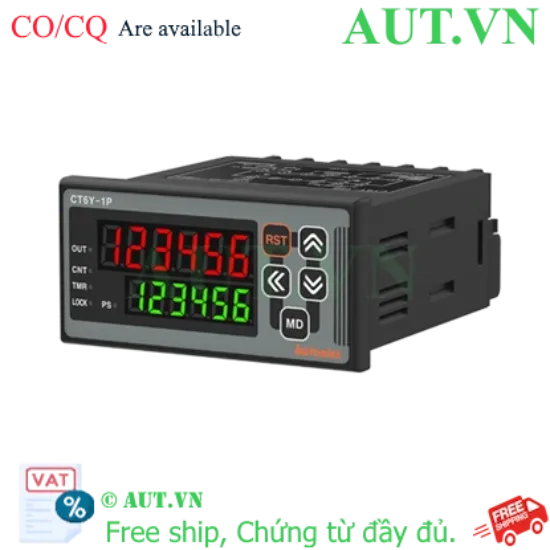 Ảnh của Bộ Đếm Định Thời Autonics CT6Y-1P2T | LCD 6 Số, RS485 Modbus, IP65 - AUT VN