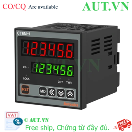 Ảnh của Bộ đếm/định thời Autonics CT6M-I2T: 6 số, RS485, Đa năng - AUT VN
