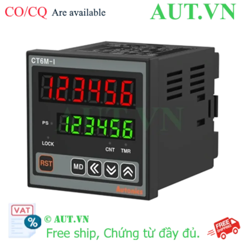 Ảnh của Bộ Đếm & Định Thời Autonics CT6M-I2T | RS485 Modbus, Chuẩn IP65, 6 Số LCD - AUT VN