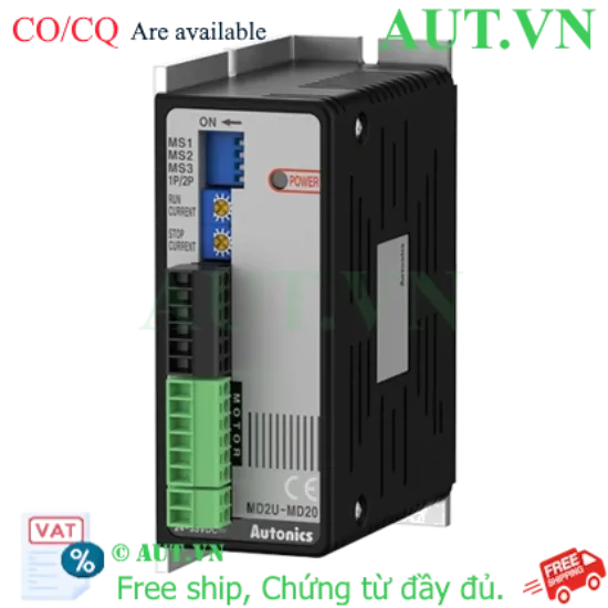 Ảnh của Driver Động Cơ Bước Autonics MD2U-MD20: 2 Pha, 2A, Điều Khiển Vi Bước Siêu Chính Xác