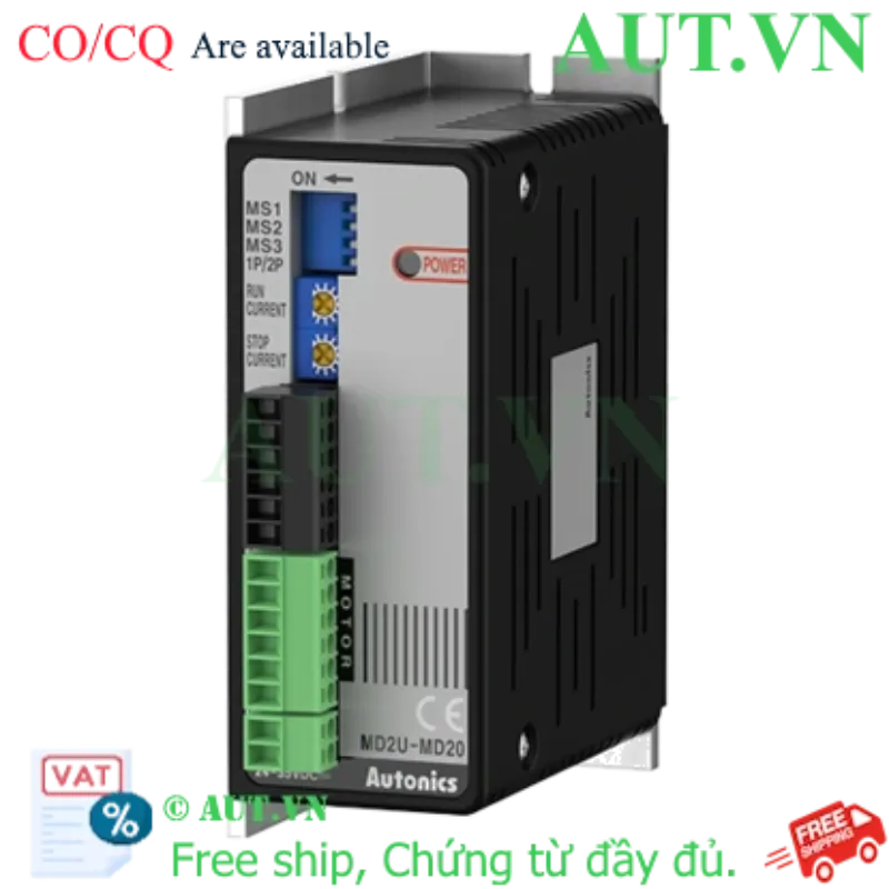 Ảnh của Driver Động Cơ Bước Autonics MD2U-MD20 | 2 Pha, 2A, Vi Bước 20 Division Siêu Chính Xác